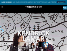 Tablet Screenshot of amexmusic.com